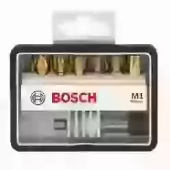 12+1-piece Robust Line screwdriver bit set M, Max Grip version